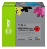 Картридж CACTUS CL51 Струйный Трехцветный 18мл, CS-CL51