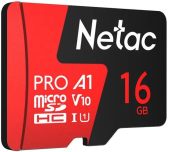 Карта памяти Netac P500 Extreme Pro microSDHC UHS-I Class 1 C10 16GB, NT02P500PRO-016G-S