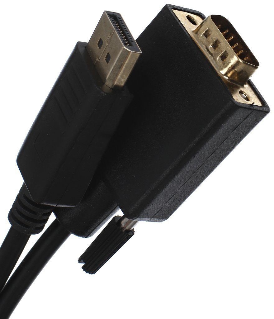 Видео кабель vcom DisplayPort (M) -> VGA (M) 1.8 м, CG607-1.8M