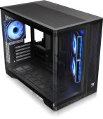 Корпус Thermaltake 280 TG curved Micro Tower Без БП чёрный, CA-11Y-00M1WN-00