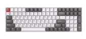 Клавиатура механическая Royal Kludge RK100 Беспроводная бело-серый, 6935280824050