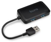 Вид USB-хаб BURO BU-HUB4-U3.0-S 4 x USB 3.0, BU-HUB4-U3.0-S