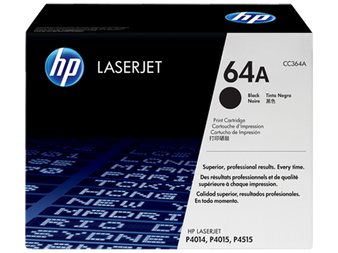 Картинка - 1 Тонер-картридж HP 64A Лазерный Черный 10000стр, CC364A