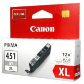 Вид Картридж Canon CLI-451GY XL Струйный Серый 530стр, 6476B001