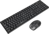 Комплект Клавиатура/мышь OKLICK  Беспроводной чёрный, 612841