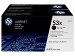 Вид Тонер-картридж HP 53X Лазерный Черный 7000стр (2шт.), Q7553XD