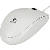 Мышь Logitech B100 Проводная белый, 910-003360