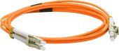 Оптический патч-корд LANMASTER 50/125 мкм аква 1.5 м, LAN-2LC-2LC/OM3-1.5
