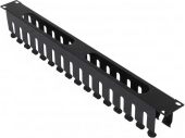 Кабельный органайзер NTSS HORGС Горизонтальный 1U, NTSS-HORGС-1U-(72)-BL