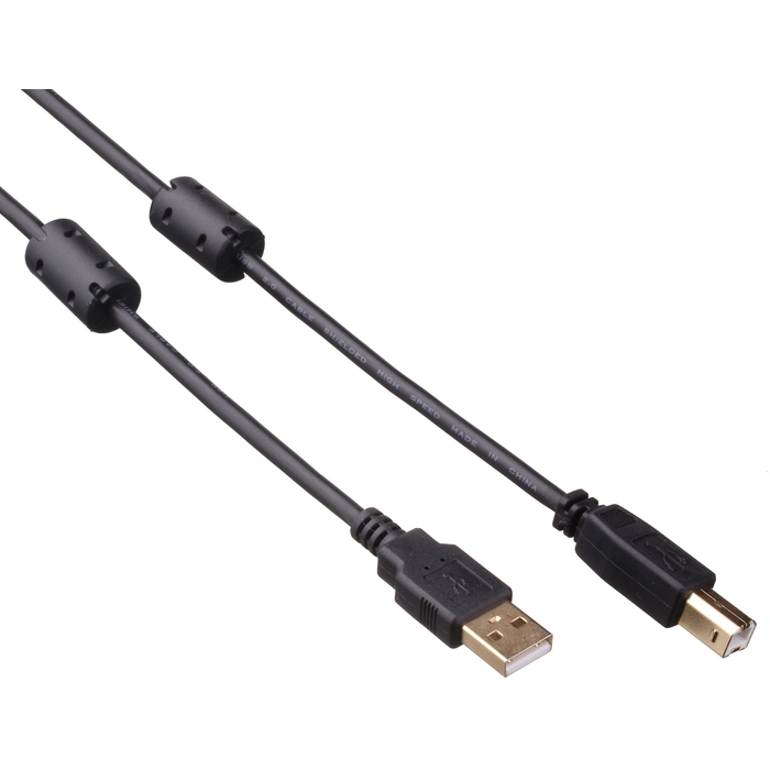 USB кабель Exegate USB Type B (M) -> USB Type A (M) 3 м, EX138947RUS