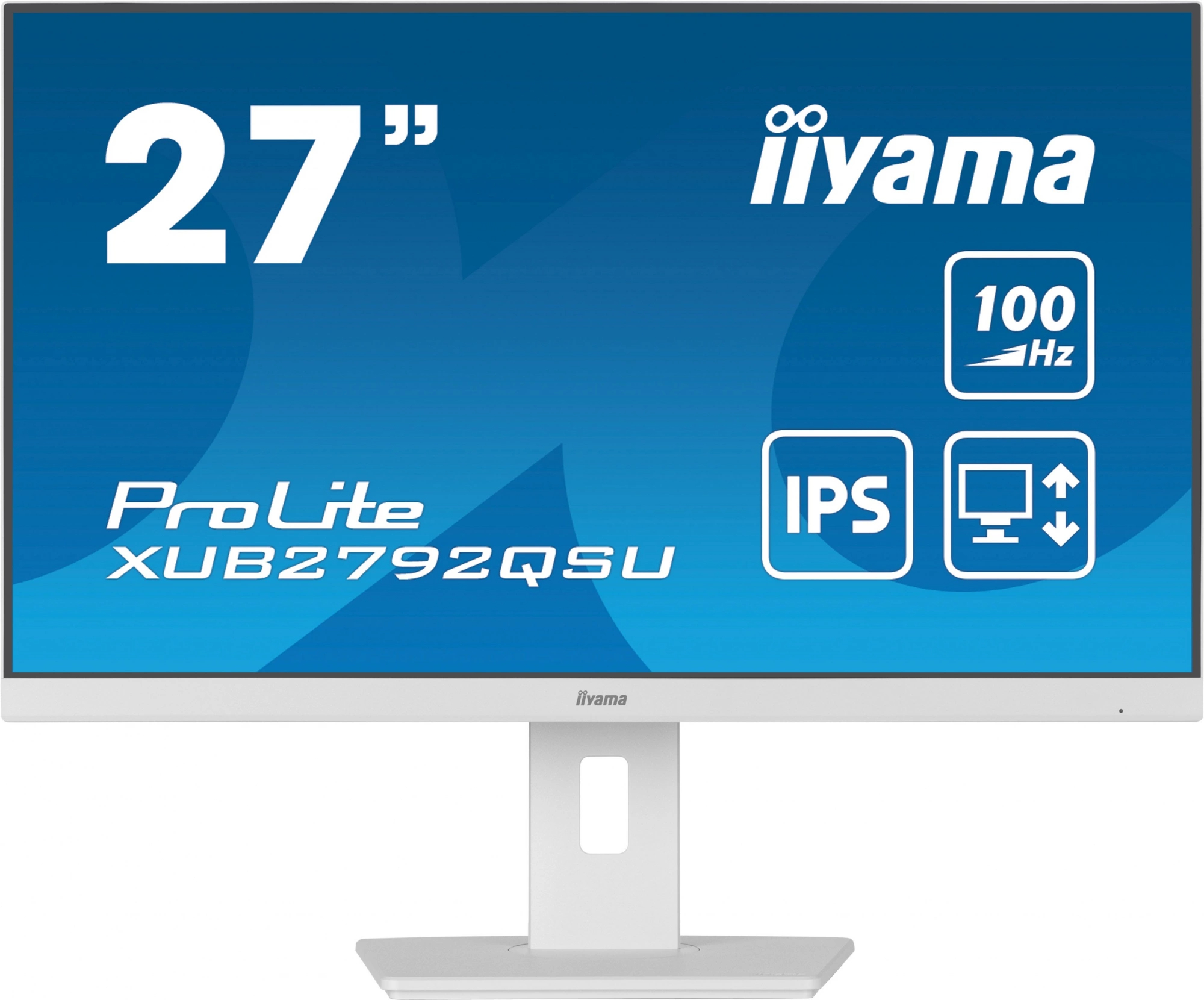 Монитор Iiyama XUB2792QSU-W6 27" IPS белый, XUB2792QSU-W6
