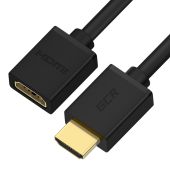 Видео кабель с Ethernet Greenconnect HDMI (M) -&gt; HDMI (F) 7.5 м, GCR-51661