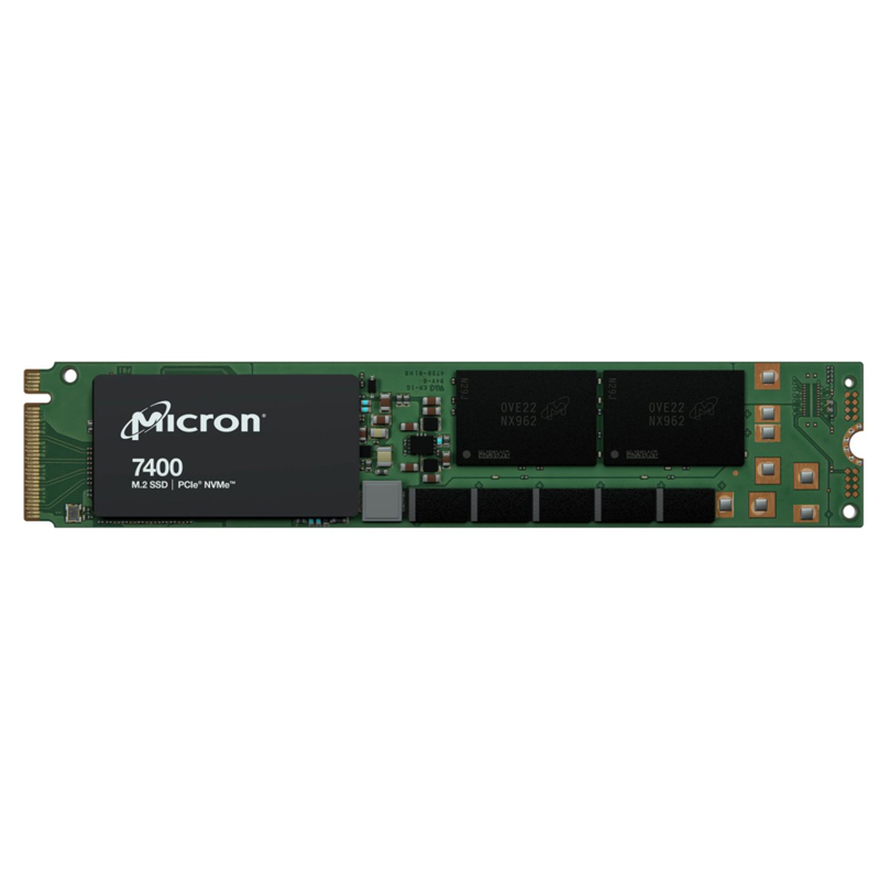Картинка - 1 Диск SSD Micron 7400 PRO Read Intensive M.2 22110 3.84TB PCIe NVMe 4.1 x4, MTFDKBG3T8TDZ-1AZ1ZABYY
