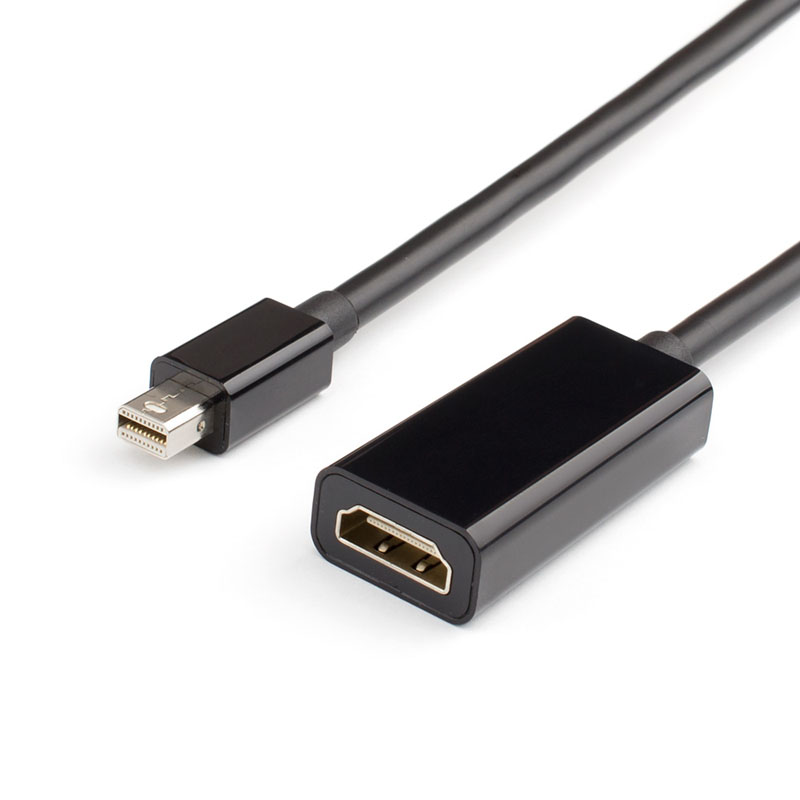 Видеокабель ATCOM miniDisplayPort (M) -> HDMI (F) 0,1 м, AT1042