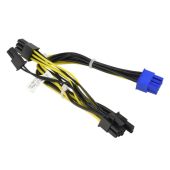 Фото Кабель питания GPU Supermicro 4+4-pin EPS -> 2 x 6+2-pin PCIe Power 0.2 м, CBL-PWEX-1017