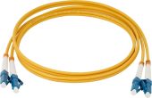 Оптический патч-корд LANMASTER 9/125 мкм оранжевый 1 м, TWT-2LC-2LC/SU-1.0