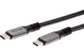 USB кабель vcom USB Type C (M) -&gt; USB Type C (M) 1.2 м, CU540M-1.2M
