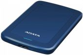 Вид Внешний диск HDD ADATA HV300 2 ТБ 2.5" USB 3.1 синий, AHV300-2TU31-CBL