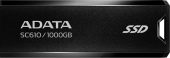 Фото Внешний диск SSD ADATA SC610 1 ТБ Mini USB 3.2 Type A чёрный, SC610-1000G-CBK/RD