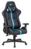 Кресло для геймеров A4Tech X7 GG-1200 чёрный, эко.кожа, X7 GG-1200