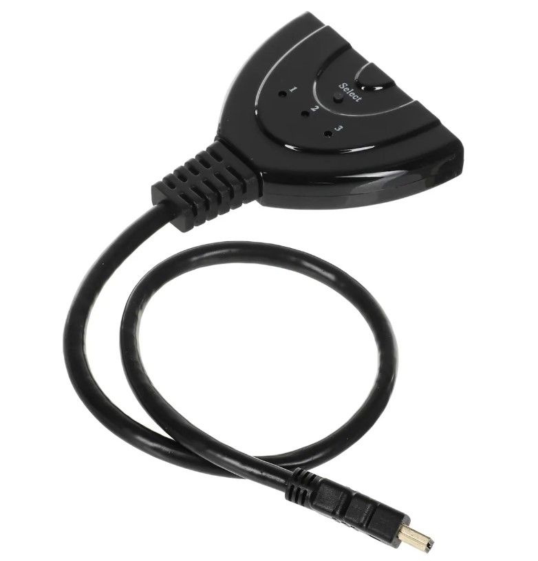 Видео кабель PREMIER HDMI (M) -> 3 x HDMI (F) 0.5 м, 5-871  0.5
