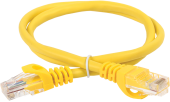 Патч-корд ITK UTP кат. 6 жёлтый 2 м, PC05-C6UL-2M