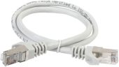 Патч-корд ITK S/FTP кат. 6a серый 1 м, PC01-C6ASL-1M