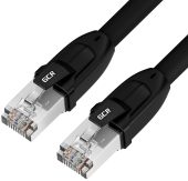 Патч-корд Greenconnect F/FTP кат. 8 чёрный 10 м, GCR-52351