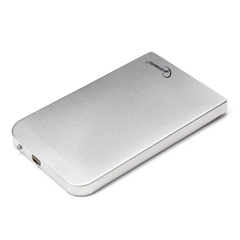 Внешний корпус для HDD/SSD Gembird EE2 2.5" серебристый, EE2-U2S-41-S
