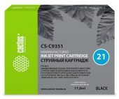 Картридж CACTUS 21 Струйный Черный 17мл, CS-C9351