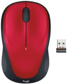 Мышь Logitech M235 Беспроводная красный, 910-007130