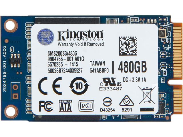Картинка - 1 Диск SSD Kingston SSDNow ms200 mSATA 480GB SATA III (6Gb/s), SMS200S3/480G