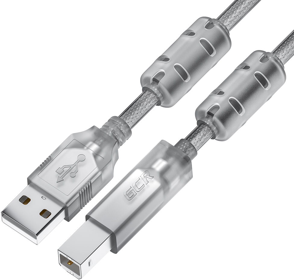 USB кабель Greenconnect PROF USB Type B (M) -> USB Type A (M) 3 м, GCR-52424