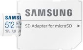 Карта памяти Samsung EVO Plus microSDXC UHS-I Class 3 C10 512GB, MB-MC512SA/EU