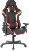 Кресло для геймеров ZOMBIE Z4 чёрный, эко.кожа, VIKING ZOMBIE Z4 RED