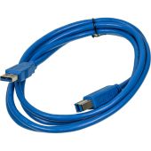 Photo USB кабель BURO USB Type B (M) -&gt; USB Type A (M) 1.80м, USB3.0-AM/BM