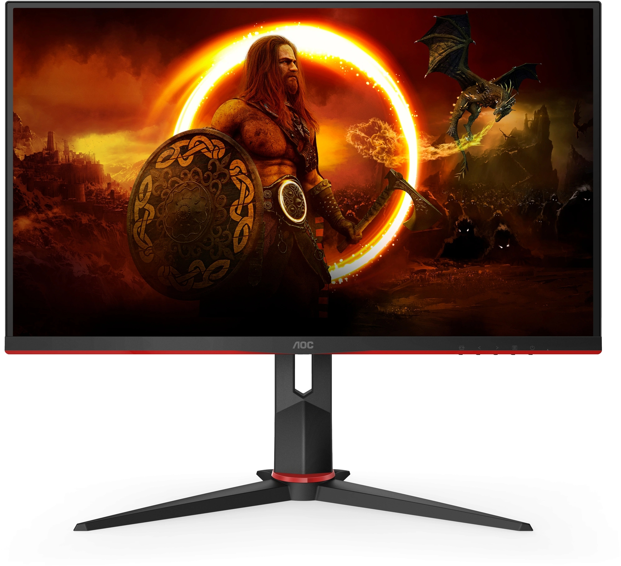 Монитор AOC Q27G2S 27" IPS чёрно-красный, Q27G2S/EU