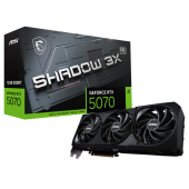 Видеокарта MSI NVIDIA GeForce RTX 5070 SHADOW 3X OC GDDR7 12GB, RTX 5070 12G SHADOW 3X OC