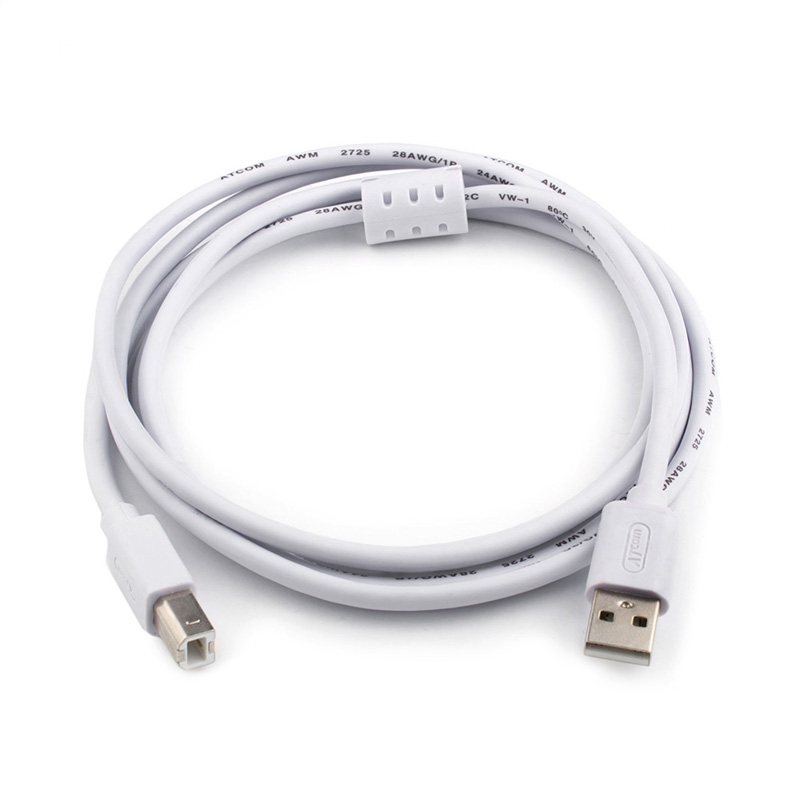 USB кабель ATCOM USB Type B (M) -> USB Type A (M) 3 м, AT8099