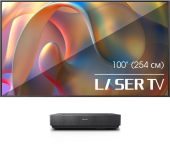 Вид Телевизор Hisense Laser TV 100L5H 100" 3840x2160 (4K) серебристый, 100L5H