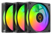 Корпусный вентилятор Ocypus Gamma F12 Elite ARGB 3in1 120 мм 4-pin, Gamma F12 Elite BK ARGB 3 IN 1