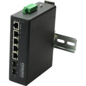 Промышленный коммутатор OSNOVO SW-80402/IL 4-PoE Управляемый 6-ports, SW-80402/IL