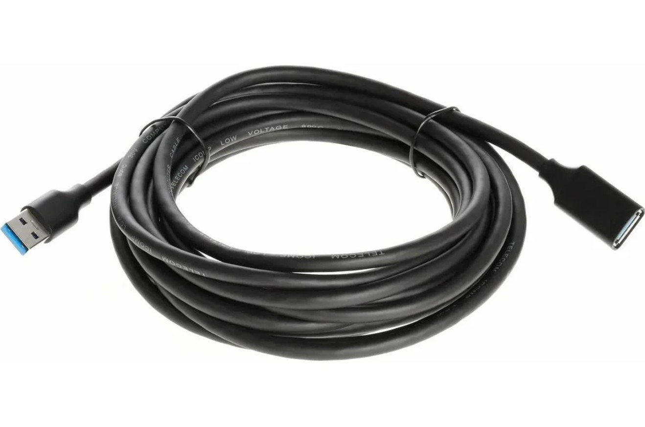 USB удлинитель Telecom TUS708 USB Type A (F) -> USB Type A (M) 5 м, TUS708-5M