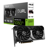 Видеокарта Asus NVIDIA GeForce RTX 5060 Ti Dual OC GDDR7 16GB, 90YV0MH0-M0NA00