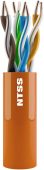 Кабель NTSS UTP кат. 5e оранжевый 305 м, NTSS-IN-UTP4-5E-LSZH-OR