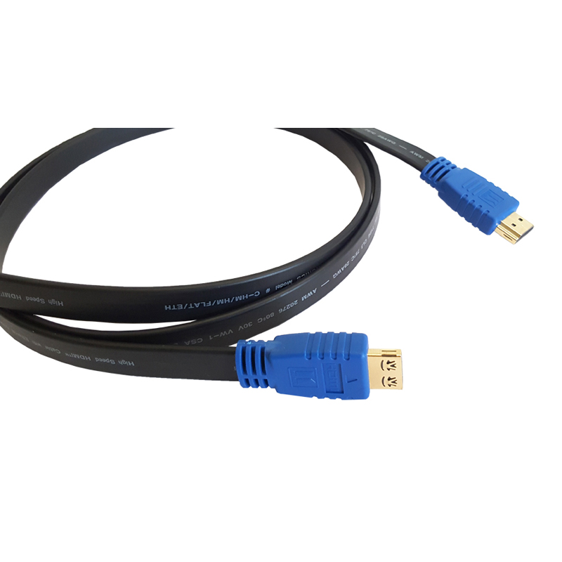Картинка - 1 Видеокабель с Ethernet KRAMER C-HM/HM/FLAT/ETH-25 HDMI (M) -&gt; HDMI (M) 7.5 м, 97-01014025