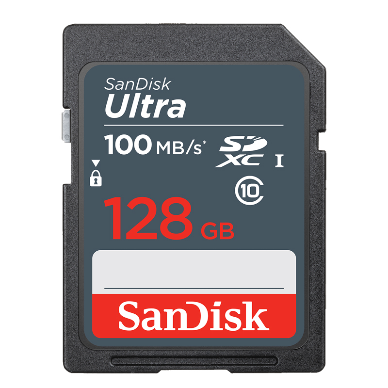 Картинка - 1 Карта памяти SanDisk Ultra SDXC UHS-I Class 1 128GB, SDSDUNR-128G-GN3IN