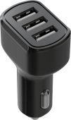 Фото Автомобильное зар./устр. Wiiix UCC-5-3-01-QC-ANT 2.1A (QC) 3xUSB черный, UCC-5-3-01-QC-ANT