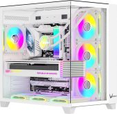 Корпус Formula V Crystal Z9 Midi Tower Без БП белый, CRYSTAL Z9 WHITE