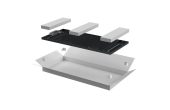 Панель задняя ITK LINEA N 28U, цвет чёрный, LN05-28U6X-ZM